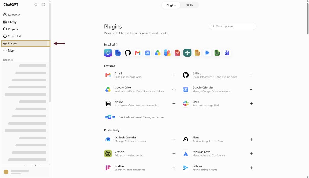 Plugins interface